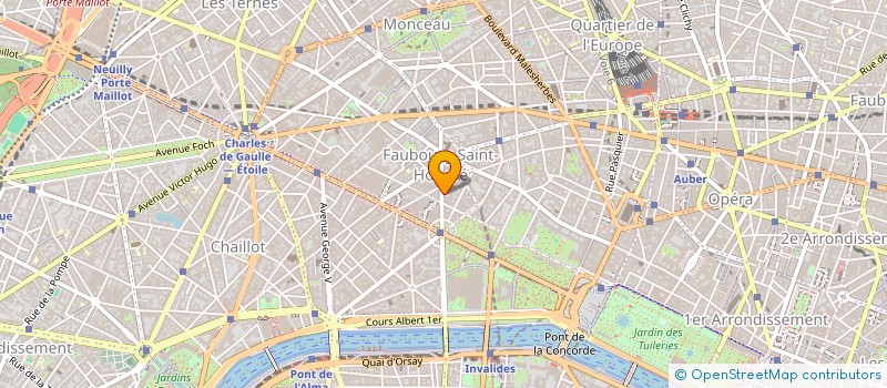 localisation de l'entreprise SOCIETE NOUVELLE DU GOLFERS CLUB à PARIS