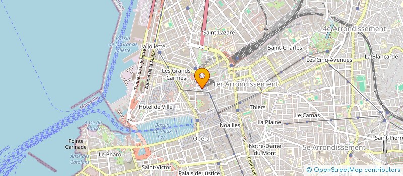 localisation de l'entreprise SOCIETE NOUVELLE DU GRAND VATEL à MARSEILLE