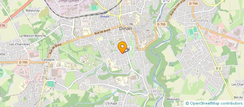 localisation de l'entreprise SOCIETE NOUVELLE DU MOULIN  DINAN