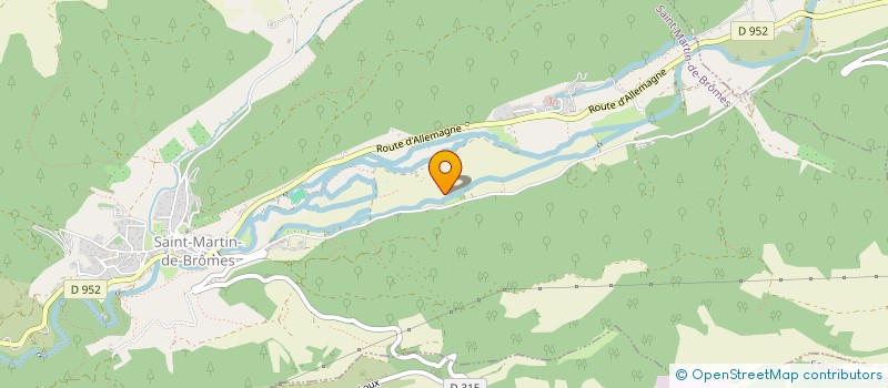 localisation de l'entreprise SOCIETE NOUVELLE DU PAYANET  SAINT-MARTIN-DE-BROMES