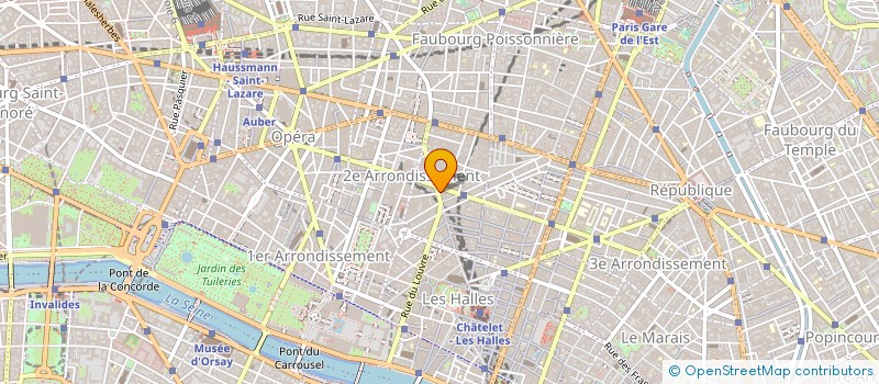 localisation de l'entreprise SOCIETE NOUVELLE DU THEATRE DES VARIETES  PARIS