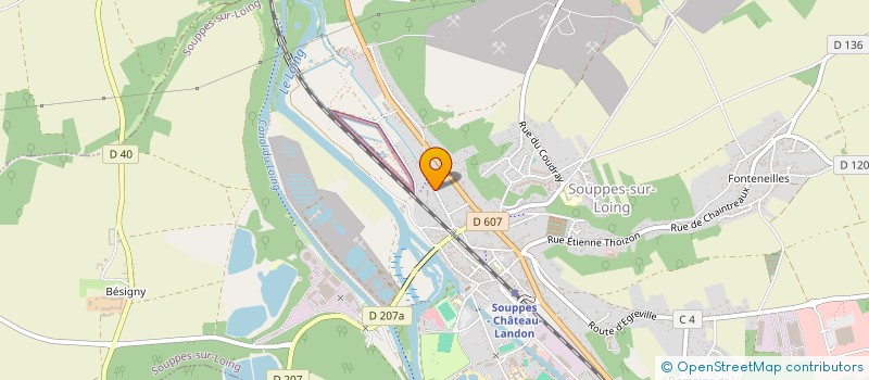 localisation de l'entreprise SOCIETE NOUVELLE DUBUISSON  SOUPPES-SUR-LOING