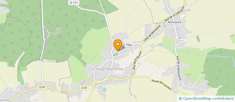 localisation de l'entreprise SOCIETE NOUVELLE DUJARDIN SAS  LA HAYE-MALHERBE