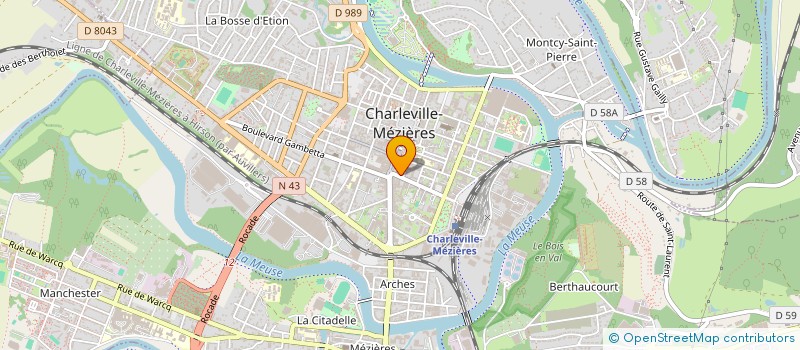 localisation de l'entreprise SOCIETE NOUVELLE DULAUROY à CHARLEVILLE-MEZIERES