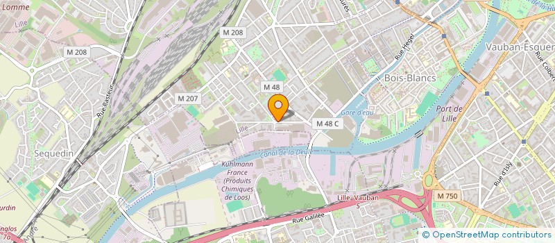 localisation de l'entreprise SOCIETE NOUVELLE DUOPLAST à LILLE