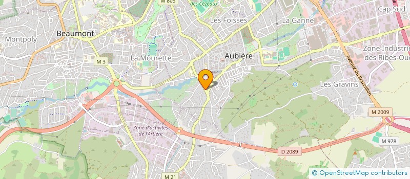 localisation de l'entreprise SOCIETE NOUVELLE DURAND à AUBIERE