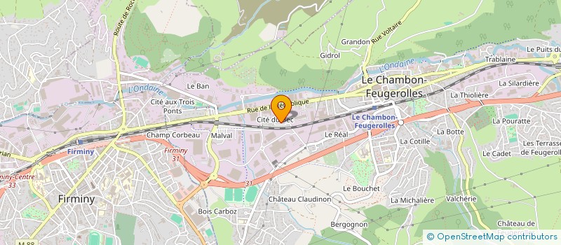 localisation de l'entreprise SOCIETE NOUVELLE DURDEM  LE CHAMBON-FEUGEROLLES