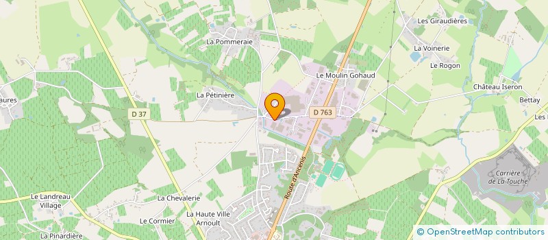 localisation de l'entreprise SOCIETE NOUVELLE E-SERITEX  VALLET