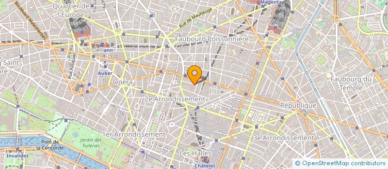 localisation de l'entreprise SOCIETE NOUVELLE EDGARD HAMON à PARIS