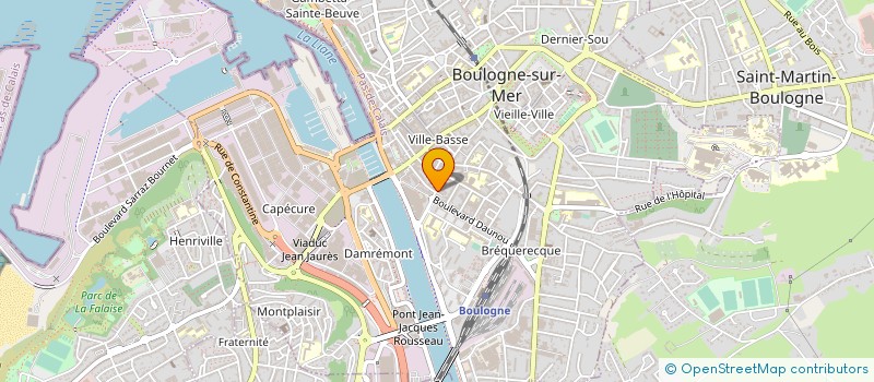 localisation de l'entreprise SOCIETE NOUVELLE EDIBURO à BOULOGNE-SUR-MER