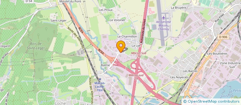 localisation de l'entreprise SOCIETE NOUVELLE EFOM à CHARNAY-LES-MACON