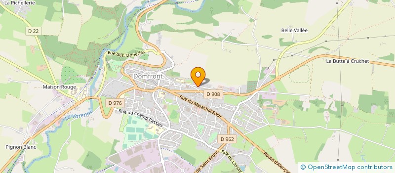 localisation de l'entreprise SOCIETE NOUVELLE EJS à DOMFRONT EN POIRAIE