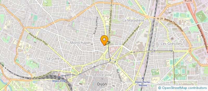 localisation de l'entreprise SOCIETE NOUVELLE ELECTRICITE DIJONNAISE à DIJON