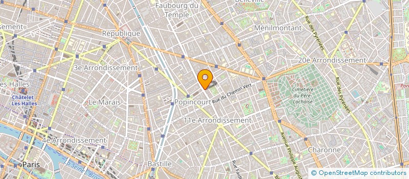 localisation de l'entreprise SOCIETE NOUVELLE ELECTRO PLOMB  PARIS