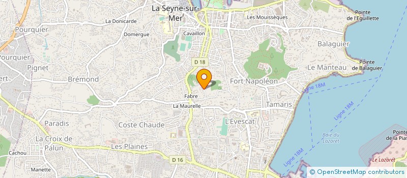 localisation de l'entreprise SOCIETE NOUVELLE ELECTRONIQUE à LA SEYNE-SUR-MER