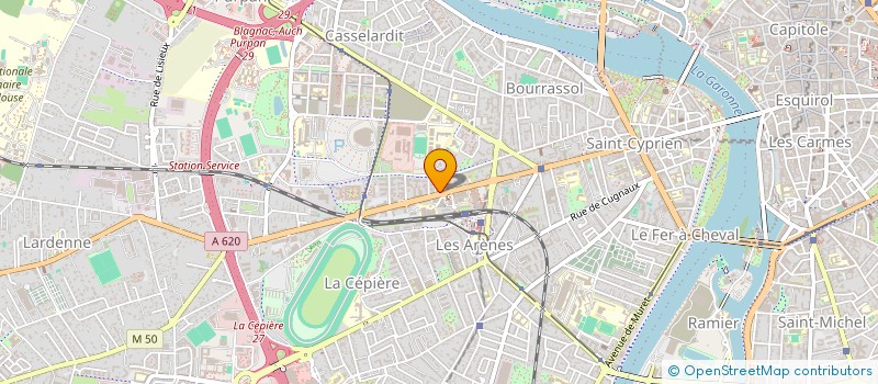 localisation de l'entreprise SOCIETE NOUVELLE ENTREPRISE BRUNEAU à TOULOUSE