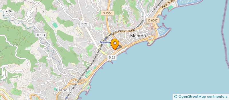 localisation de l'entreprise SOCIETE NOUVELLE ENTREPRISE MENTONNAISE DE NETTOYAGE à MENTON