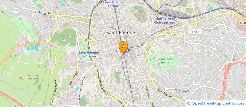 localisation de l'entreprise SOCIETE NOUVELLE ENTREPRISES STRIBICK à SAINT-ETIENNE