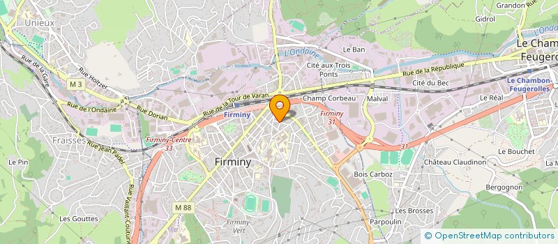 localisation de l'entreprise SOCIETE NOUVELLE ENTRETIEN DU BATIMENT à FIRMINY