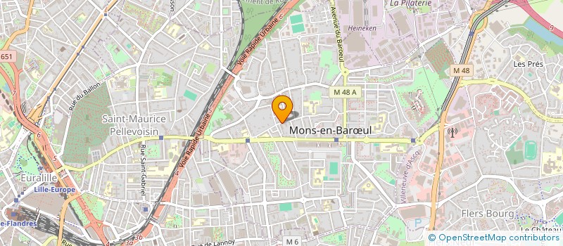 localisation de l'entreprise SOCIETE NOUVELLE ETABLISSEMENTS LIEGE à MONS-EN-BARŒUL