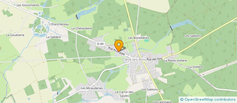localisation de l'entreprise SOCIETE NOUVELLE ETM à CLERE-LES-PINS