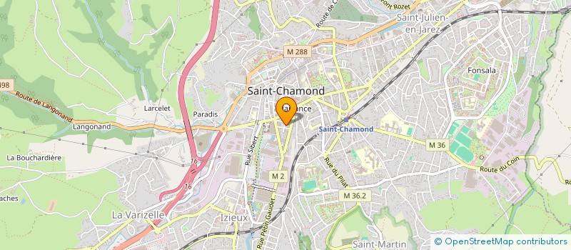 localisation de l'entreprise SOCIETE NOUVELLE ETRAL  SAINT-CHAMOND