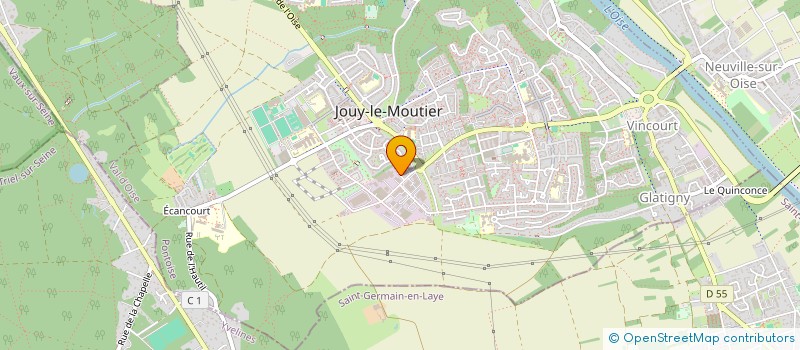 localisation de l'entreprise SOCIETE NOUVELLE EURO PROJECT à JOUY-LE-MOUTIER