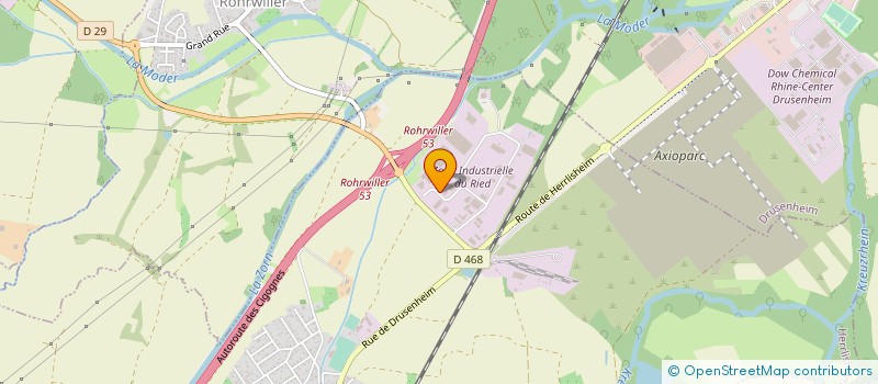 localisation de l'entreprise SOCIETE NOUVELLE EUROFLAMM  HERRLISHEIM