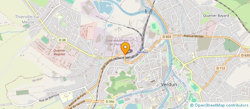 localisation de l'entreprise SOCIETE NOUVELLE EURONAPPE à VERDUN