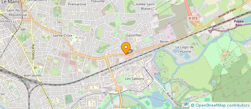 localisation de l'entreprise SOCIETE NOUVELLE EVRARD à LE MANS