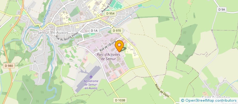 localisation de l'entreprise SOCIETE NOUVELLE FICA à SEMUR-EN-AUXOIS