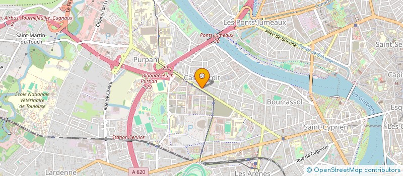 localisation de l'entreprise SOCIETE NOUVELLE FOMAT à TOULOUSE