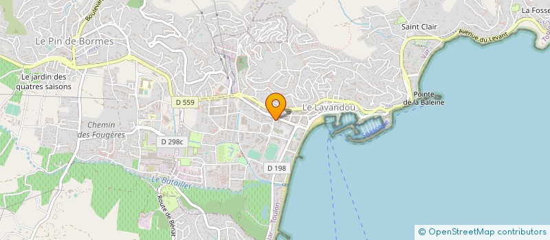 localisation de l'entreprise SOCIETE NOUVELLE FRADIN à LE LAVANDOU