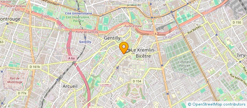 localisation de l'entreprise SOCIETE NOUVELLE FRANCE CADRAN à GENTILLY