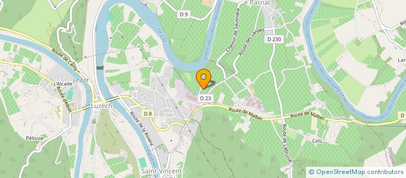 localisation de l'entreprise SOCIETE NOUVELLE FRANCE MALBEC  LUZECH