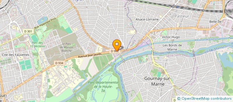 localisation de l'entreprise SOCIETE NOUVELLE GAGNY AUTOMOBILES à GAGNY