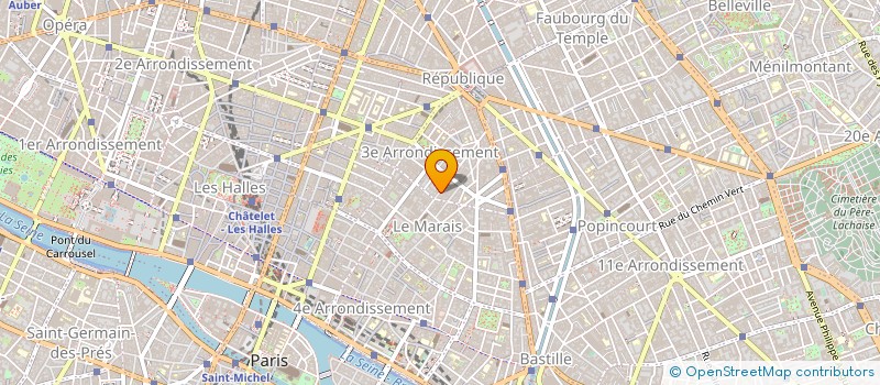 localisation de l'entreprise SOCIETE NOUVELLE GALERIE DENISE RENE  PARIS