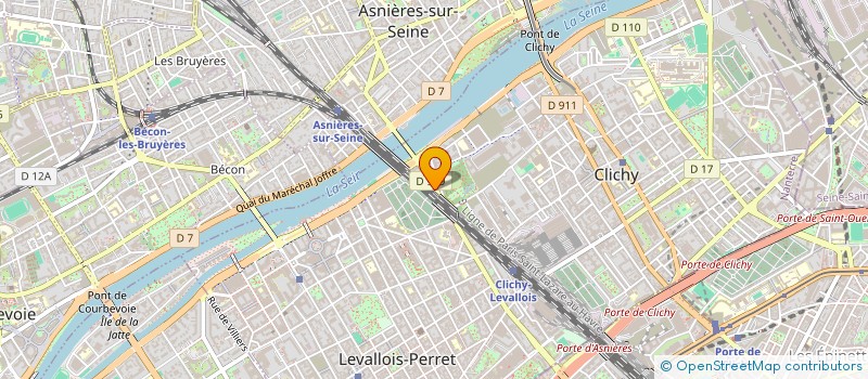 localisation de l'entreprise SOCIETE NOUVELLE GARAGE DES DEUX POINTS à CLICHY