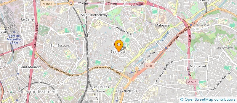localisation de l'entreprise SOCIETE NOUVELLE GARAGE MONTCAULT à MARSEILLE