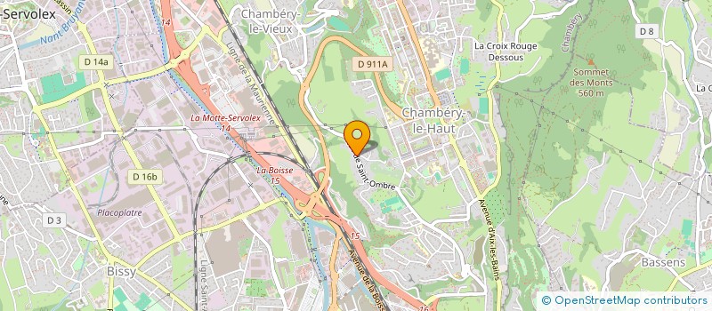 localisation de l'entreprise SOCIETE NOUVELLE GENDRON  CHAMBERY