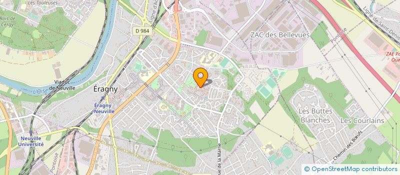 localisation de l'entreprise SOCIETE NOUVELLE GENERALE DE LA CONSTRUCTION  ERAGNY-SUR-OISE