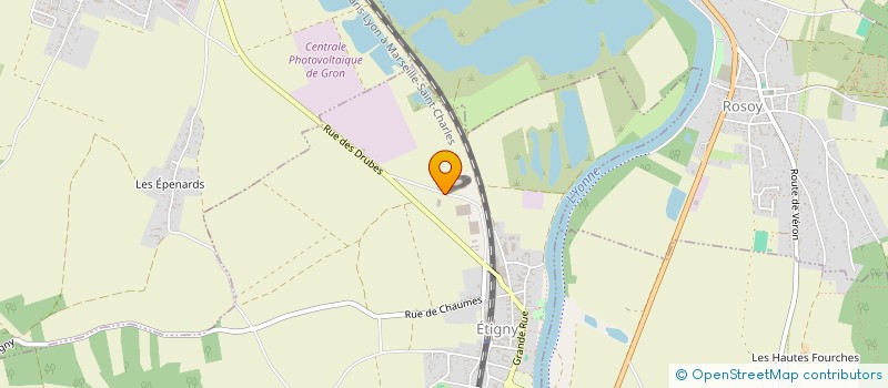 localisation de l'entreprise SOCIETE NOUVELLE GENNETIER TECHNIQUES à ETIGNY