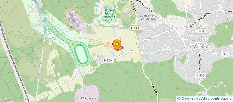 localisation de l'entreprise SOCIETE NOUVELLE GESTION ET DIFFUSION  CABRIES