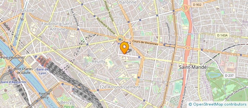 localisation de l'entreprise SOCIETE NOUVELLE GLF à PARIS