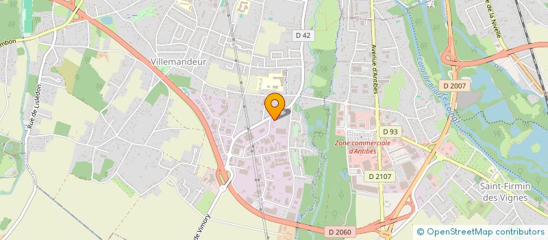 localisation de l'entreprise SOCIETE NOUVELLE GUERIN ENERGIE FROID à VILLEMANDEUR