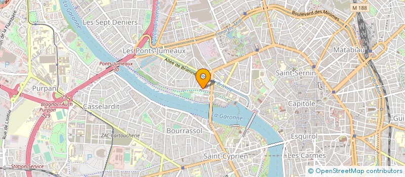 localisation de l'entreprise SOCIETE NOUVELLE GYM PARADISE à TOULOUSE