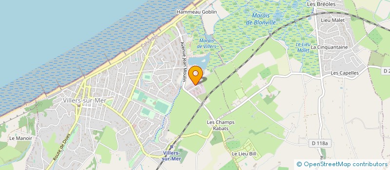 localisation de l'entreprise SOCIETE NOUVELLE HBS à VILLERS-SUR-MER