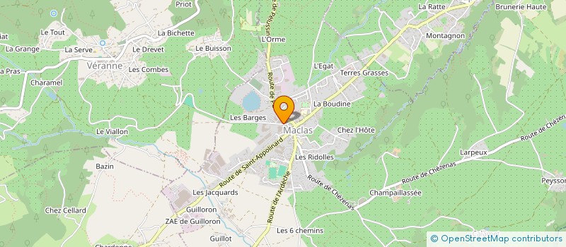 localisation de l'entreprise SOCIETE NOUVELLE HOFFMEISTER à MACLAS