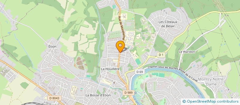 localisation de l'entreprise SOCIETE NOUVELLE HUART  CHARLEVILLE-MEZIERES