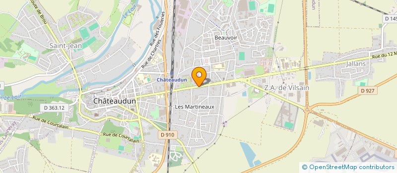 localisation de l'entreprise SOCIETE NOUVELLE HUSSON à CHATEAUDUN